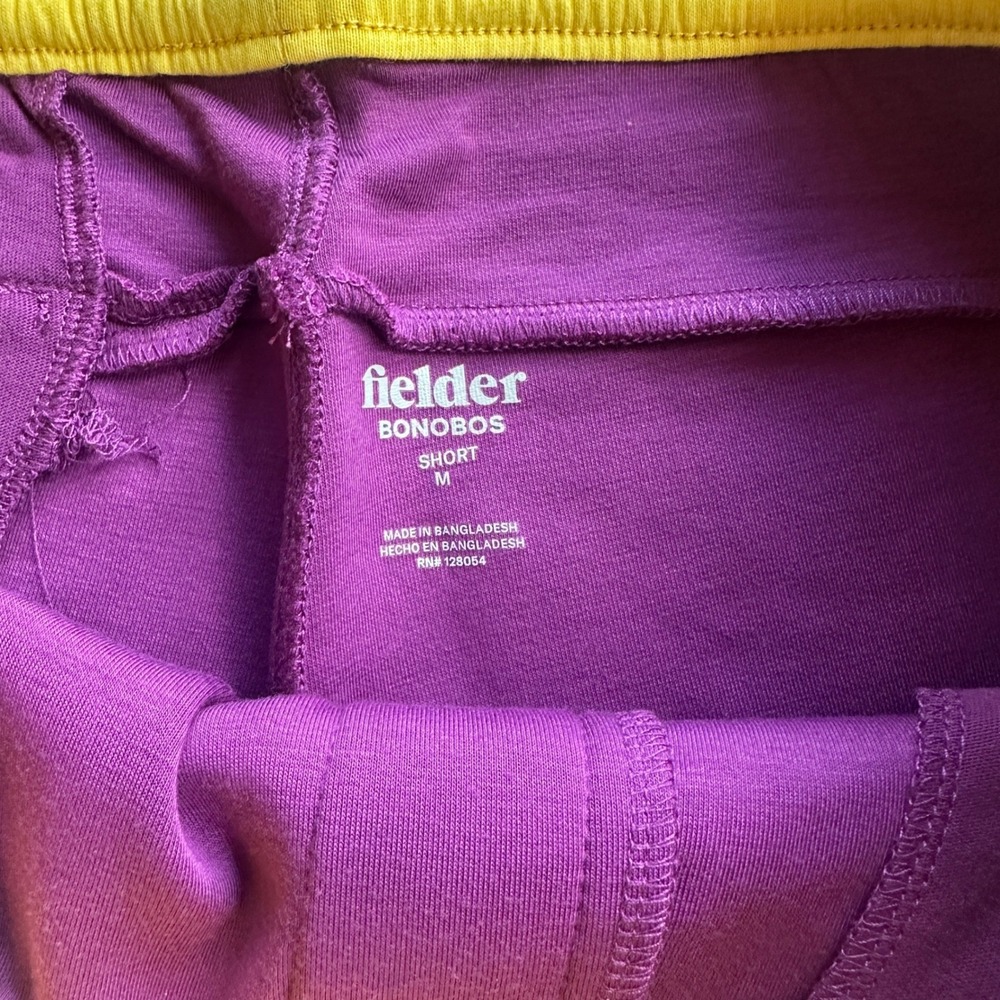 Bonobos Fielder Jogger Sweatpants Purple Cotton Blend Mens Medium Short NWOT - Picture 7 of 9